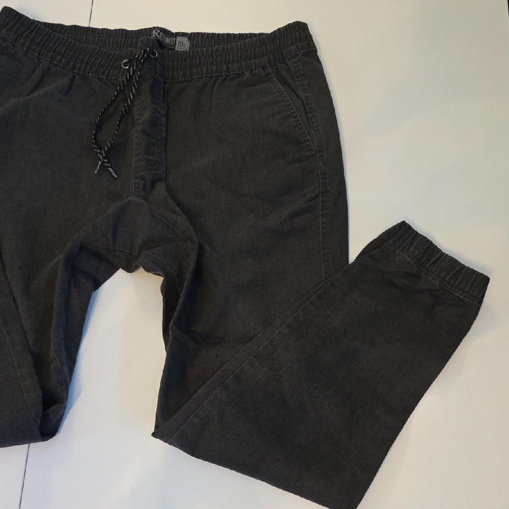 Retrofit Charcoal Joggers